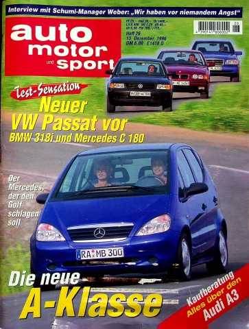 Deckblatt Auto Motor und Sport (26/1996)